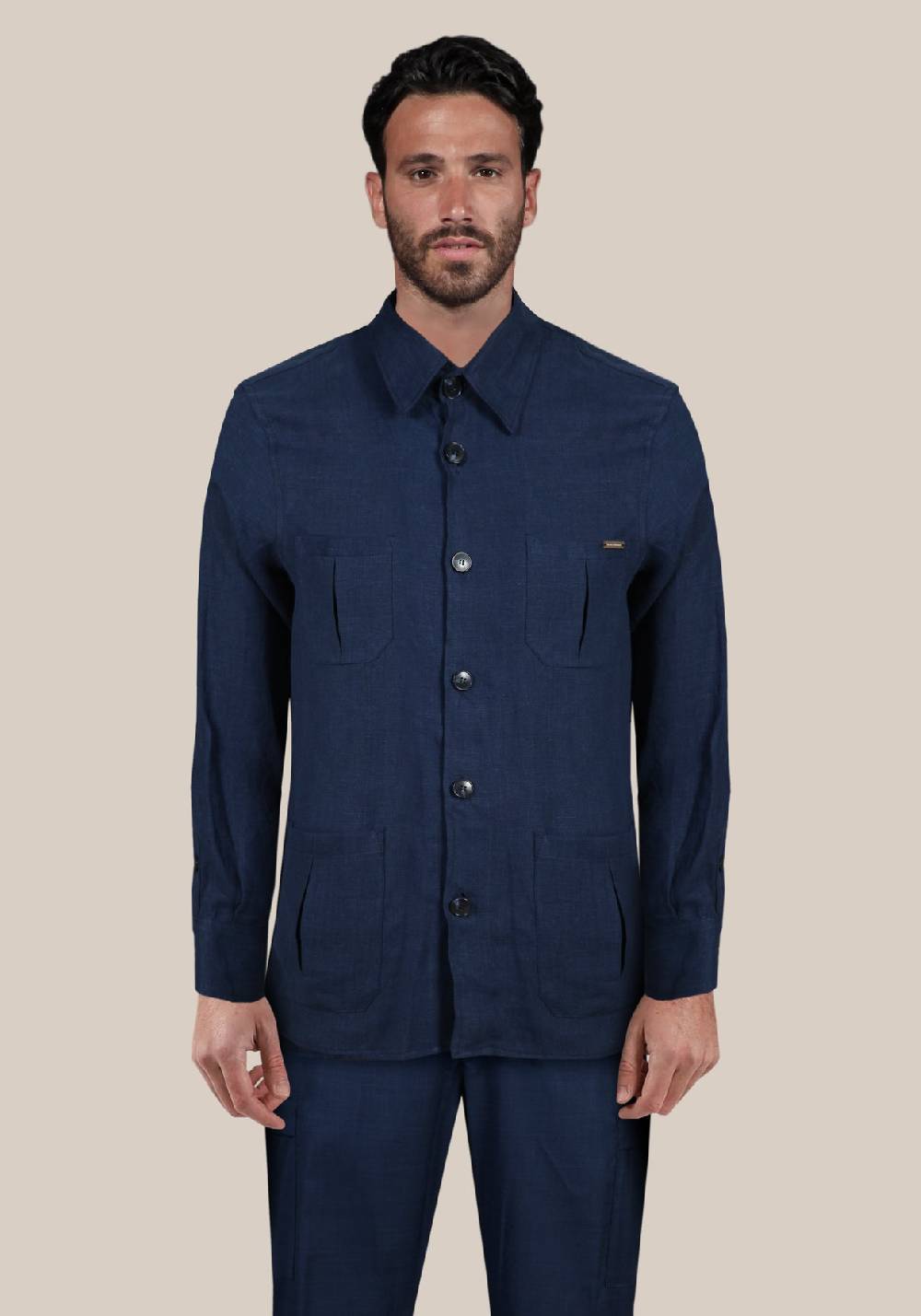 Primo Emporio Giacca Camicia in Lino Vendita