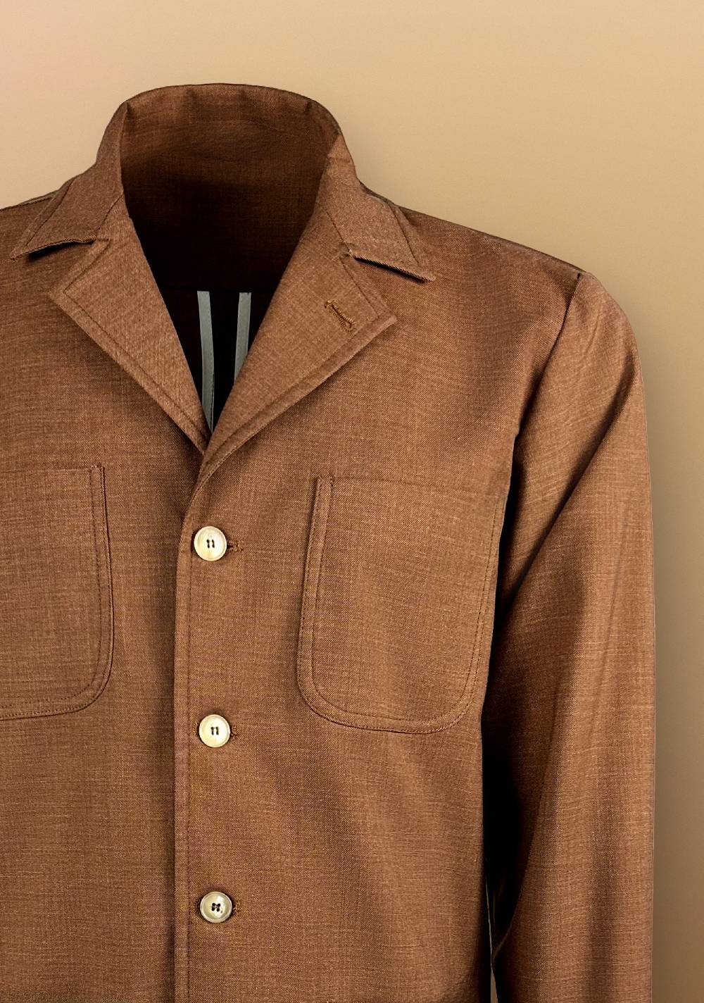 Primo Emporio Giacca camicia con Tasche a Toppe Qualità Garantita