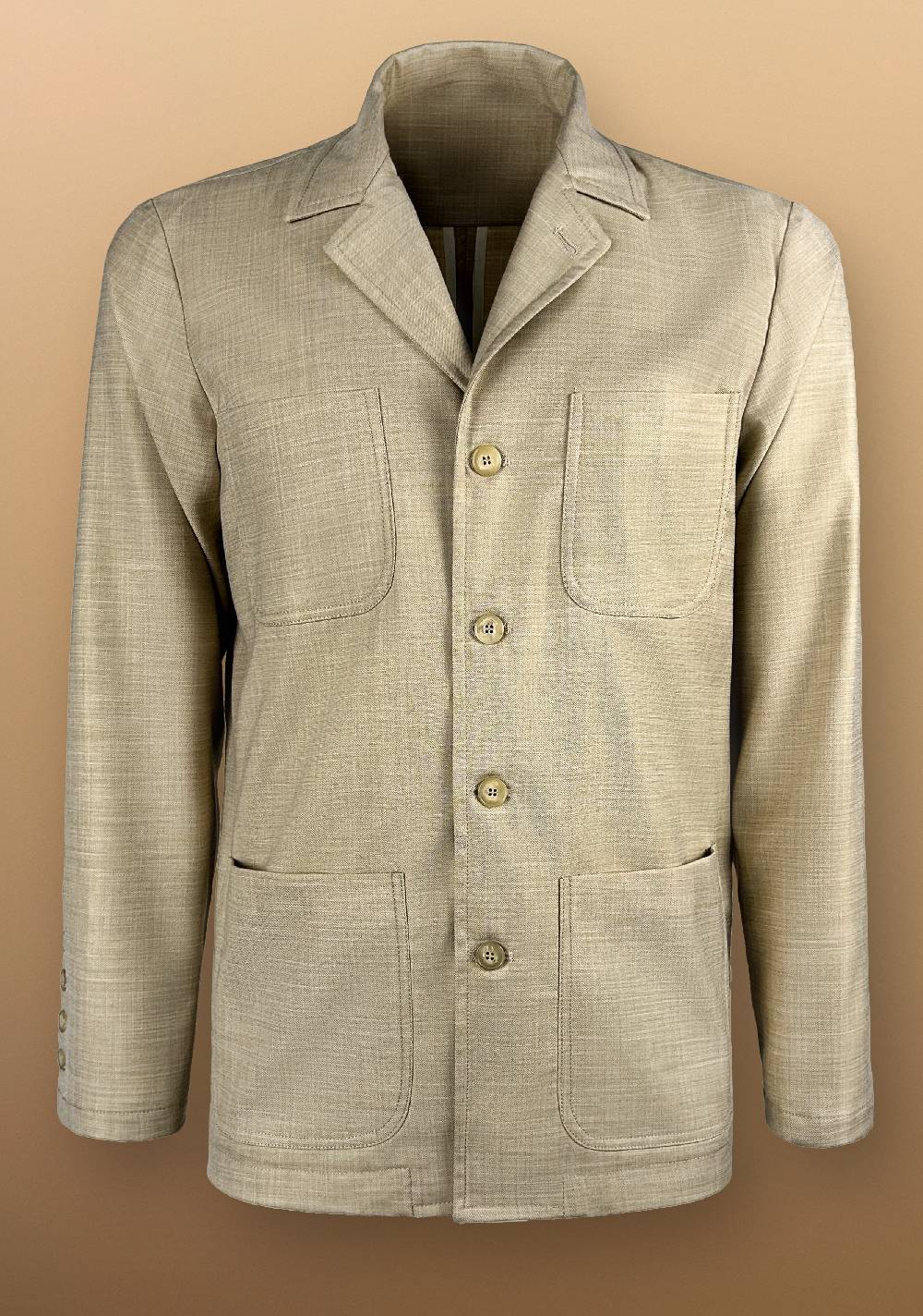 Primo Emporio Giacca camicia con Tasche a Toppe Acquista Ora
