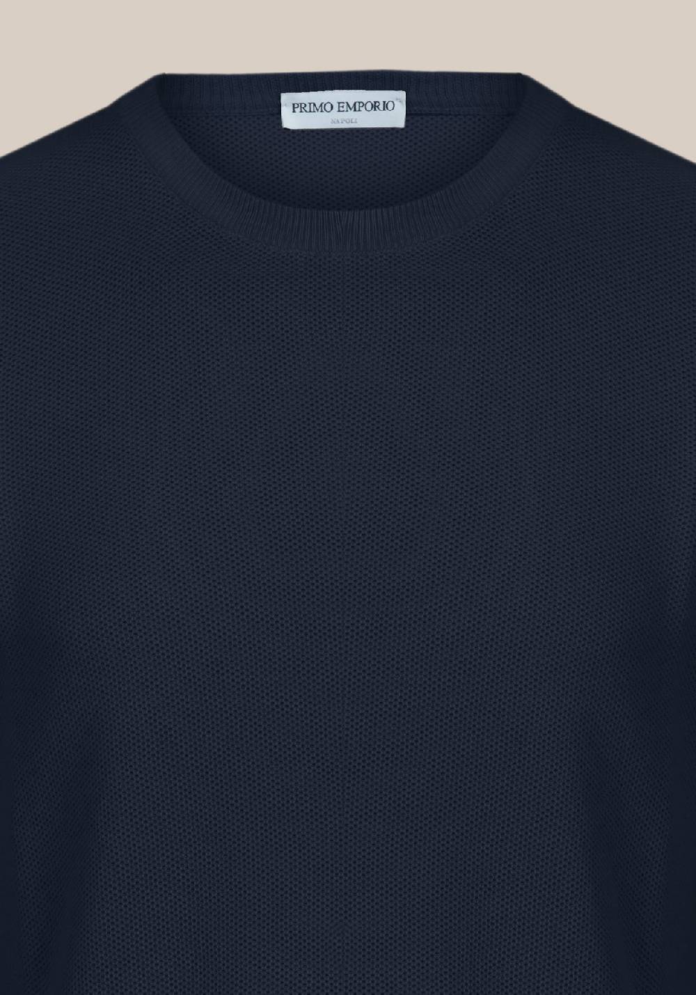 Primo Emporio Maglia giro collo tessitura punto riso Shopping Online