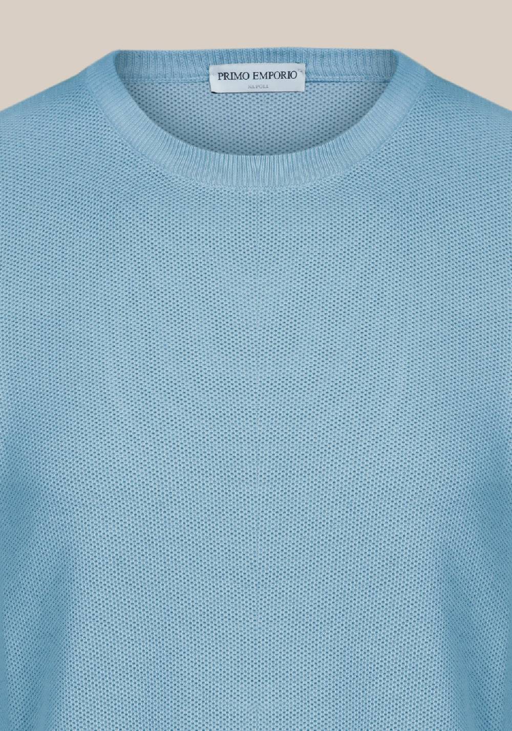 Primo Emporio Maglia giro collo tessitura punto riso Affare Del Giorno