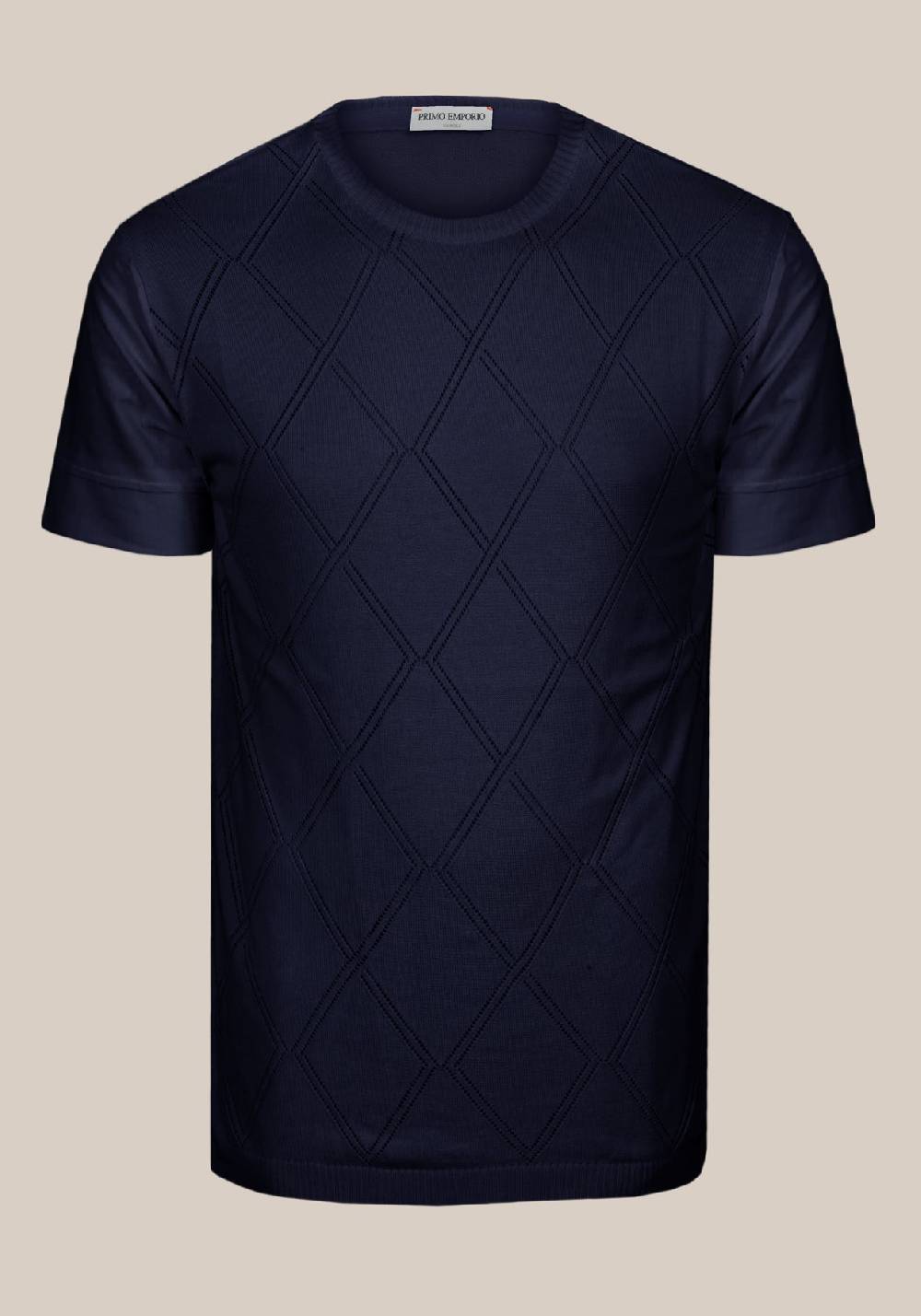 Primo Emporio Maglia giro collo con rombi Offerta Anniversario