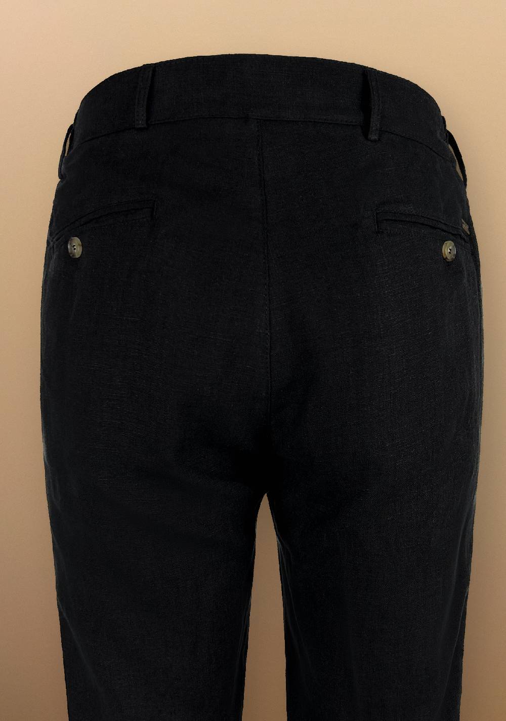Primo Emporio Pantalone in Lino con cinturino in Ecopelle Moda