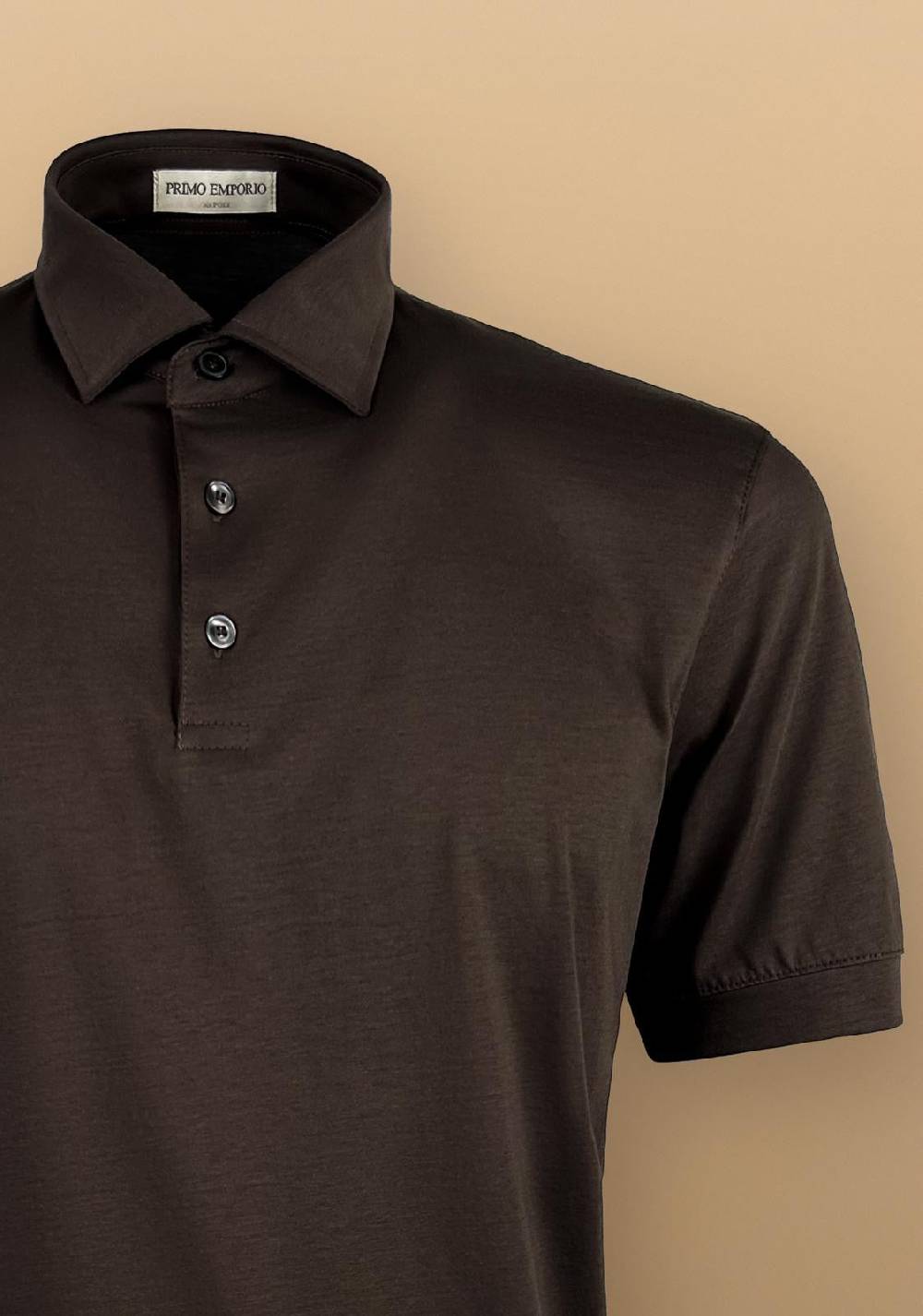 Primo Emporio Polo Filo di scozia tre bottoni Qualità