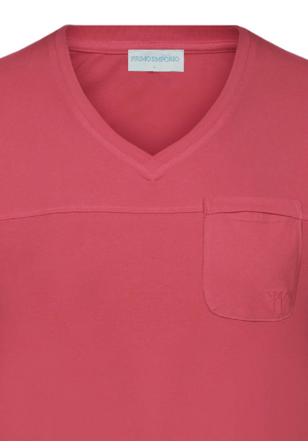 Primo Emporio T-shirt scollo a V con taschino Spedizione Gratuita