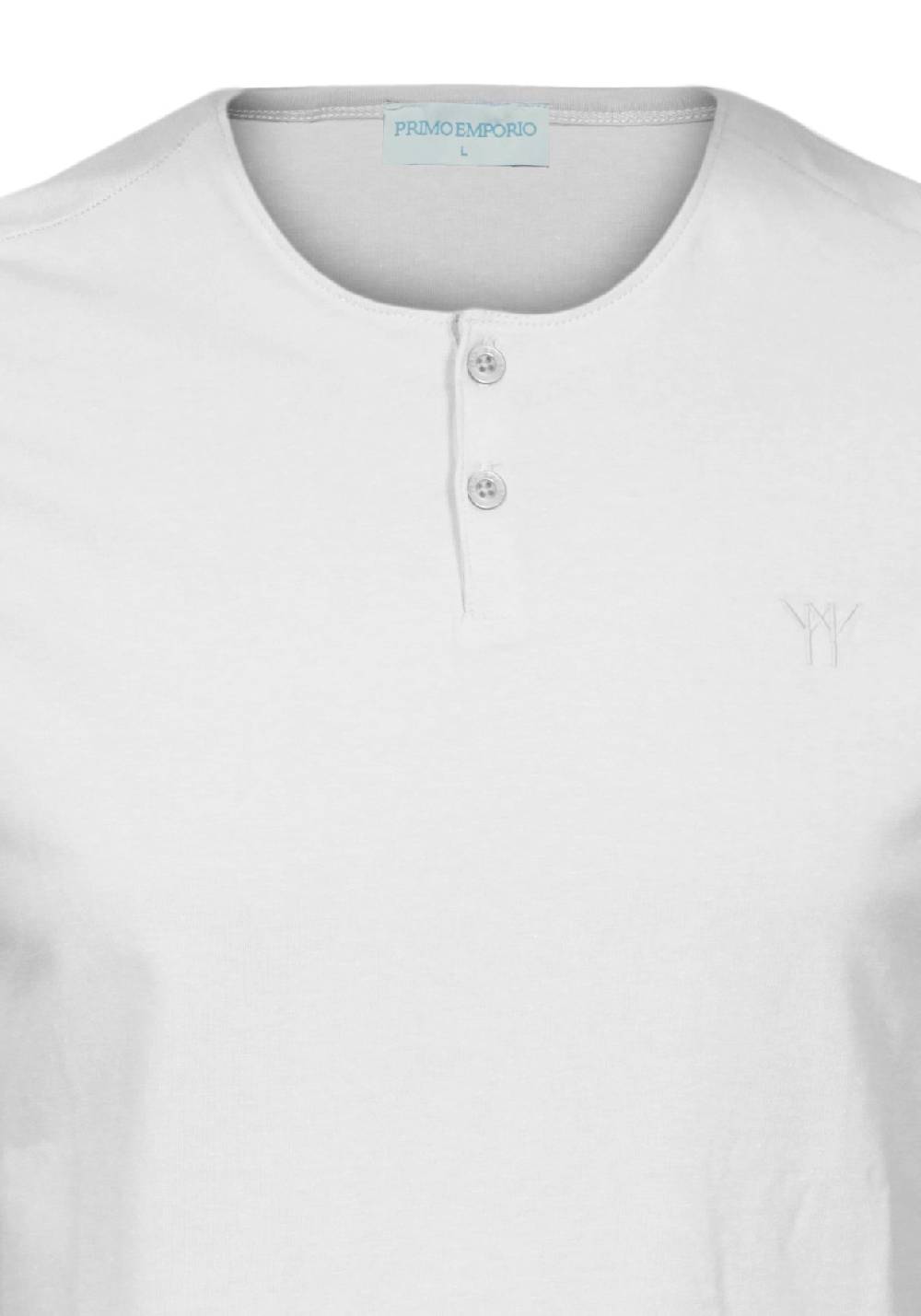 Primo Emporio T-shirt mezza manica con Bottoni Qualità Garantita