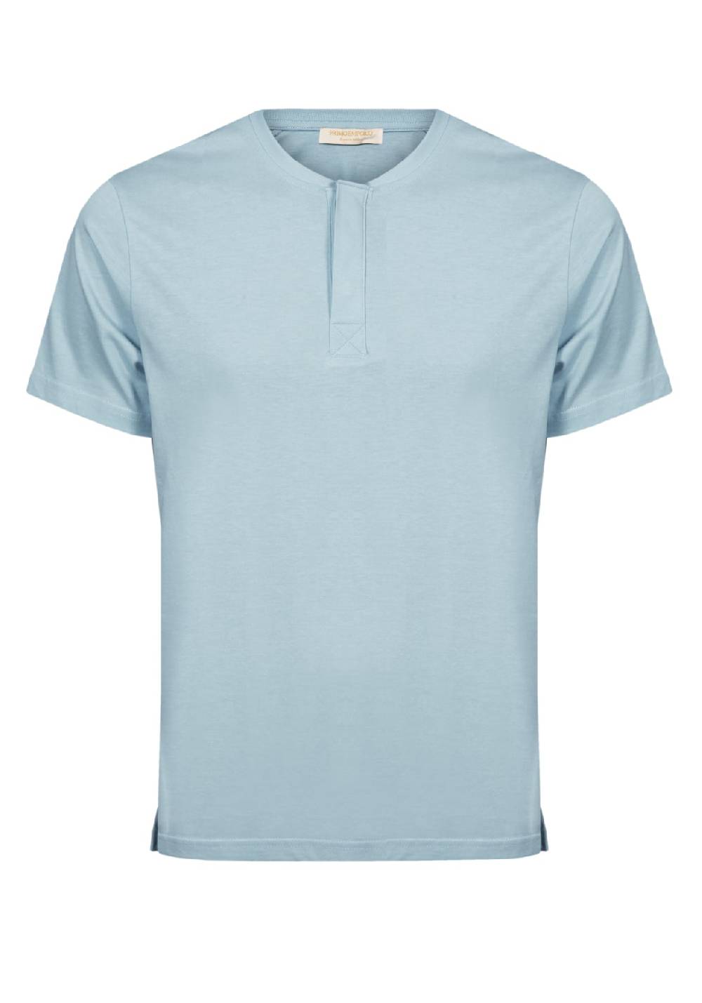 Primo Emporio T-shirt mezza manica con bottoni coperti Sostegno trimestrale