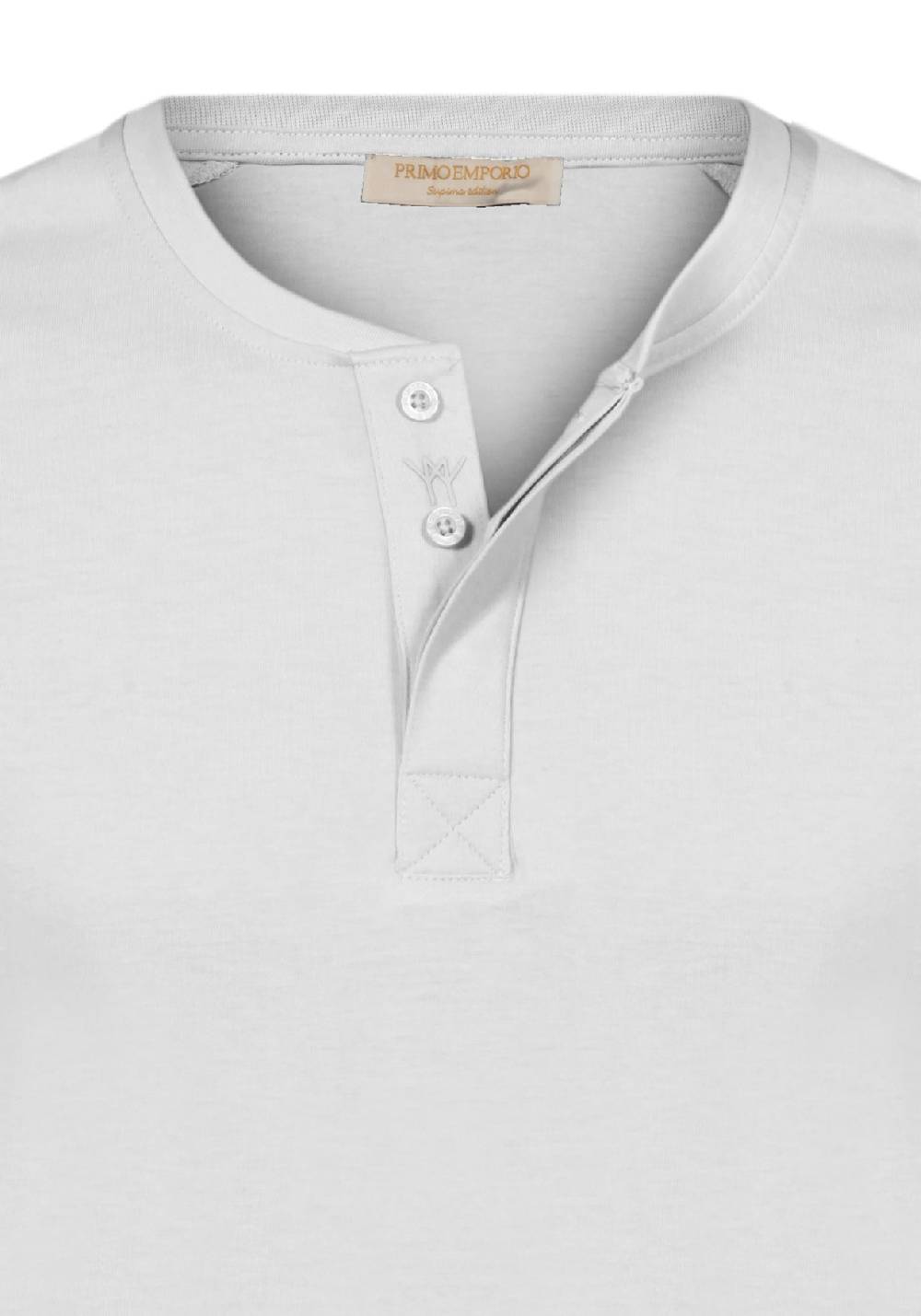 Primo Emporio T-shirt mezza manica con bottoni coperti Fino al 55% di sconto