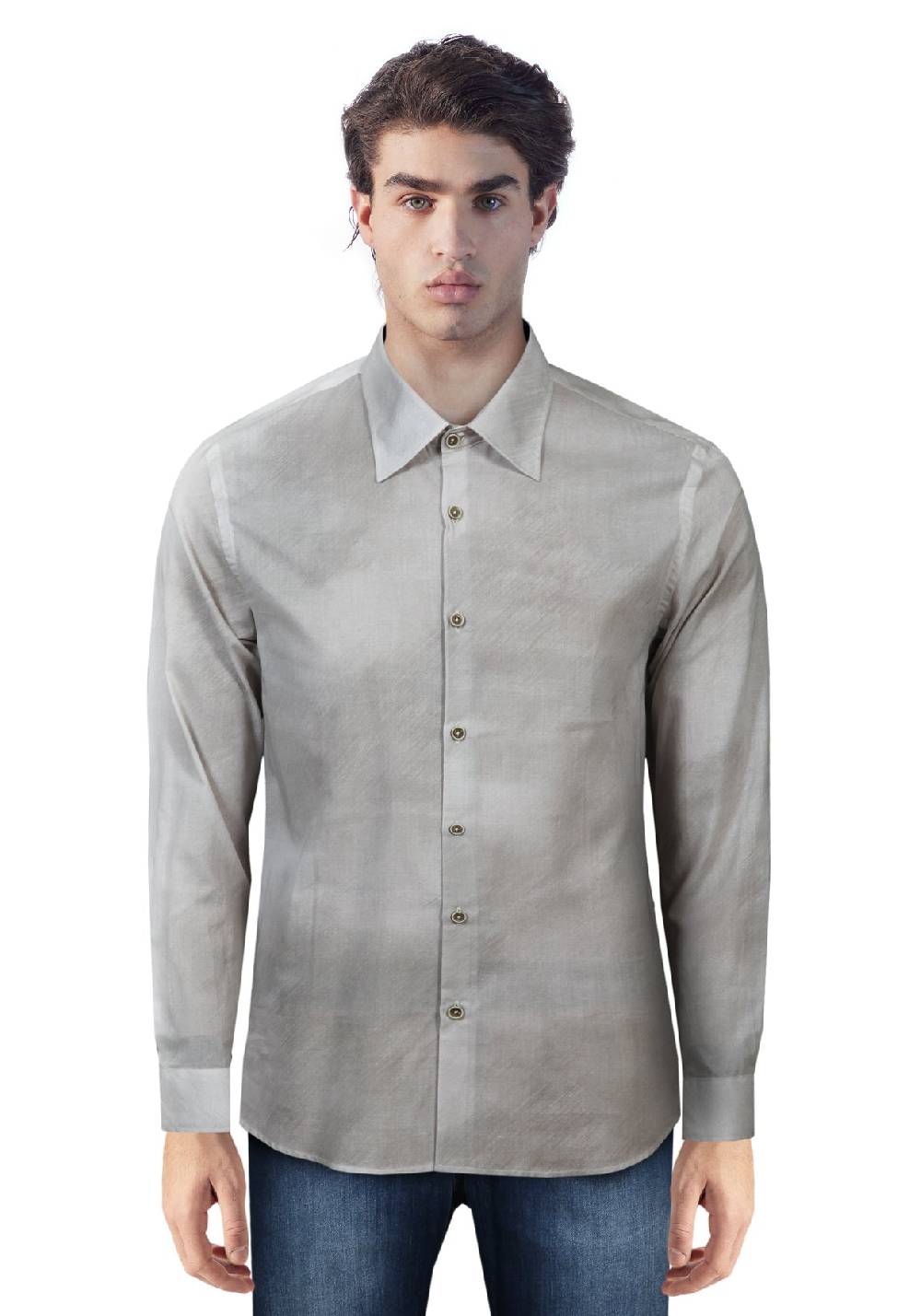 Primo Emporio Camicia in Cotone Fantasia Astratta Black Friday Prezzi