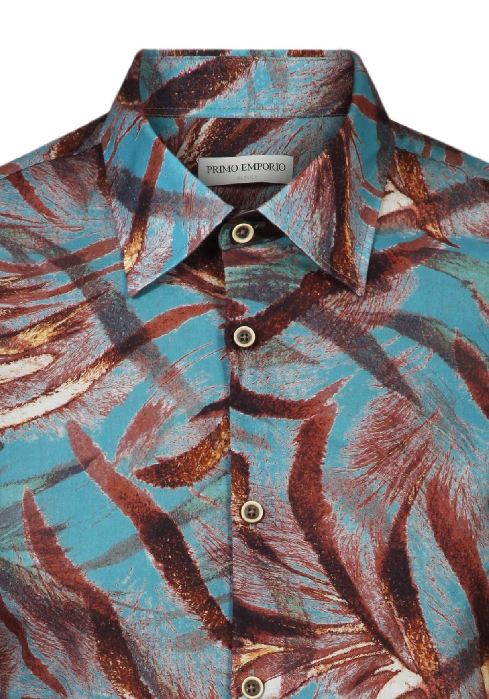 Primo Emporio Camicia in Cotone Fantasia Fiori In vendita