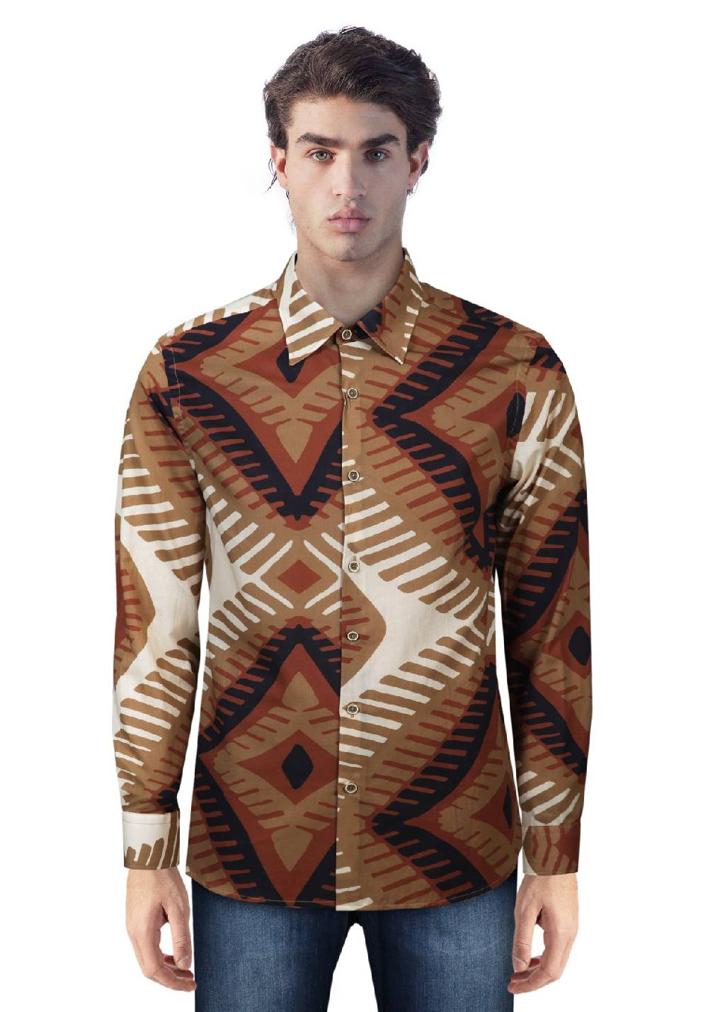 Primo Emporio Camicia in Cotone Fantasia Grande Duty-free