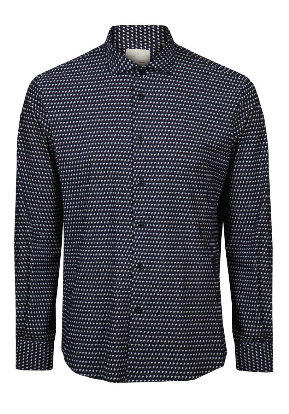 Primo Emporio Camicia in Poliammide Micro Fantasia In Linea
