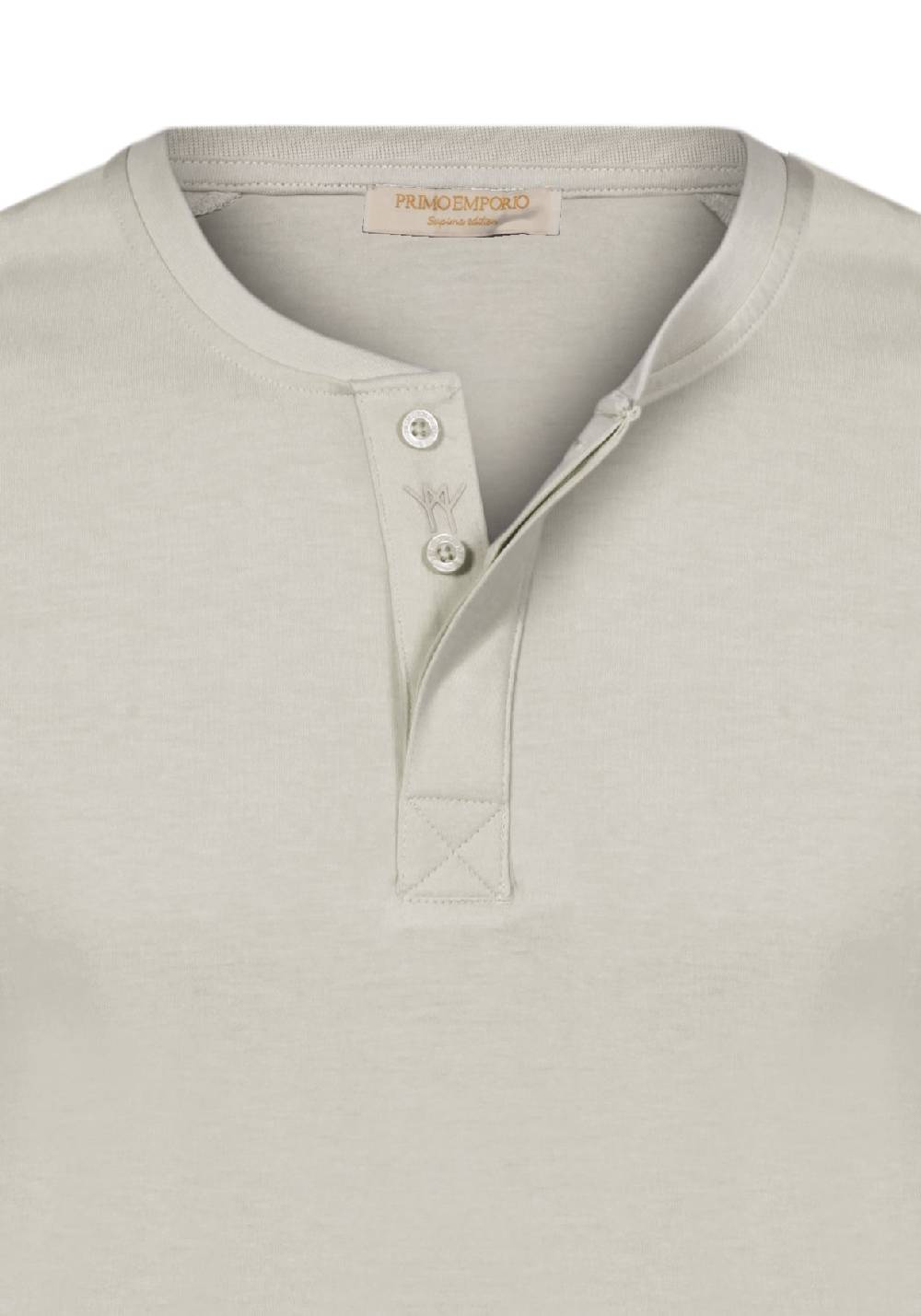 Primo Emporio T-shirt mezza manica con bottoni coperti Nuovo
