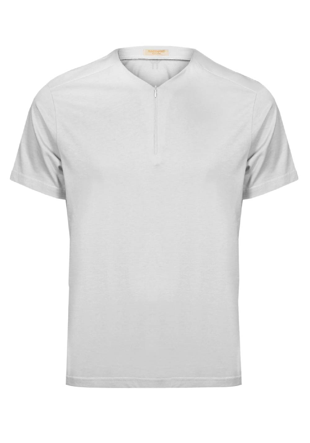 Primo Emporio T-shirt con zip mezza manica Qualità Garantita
