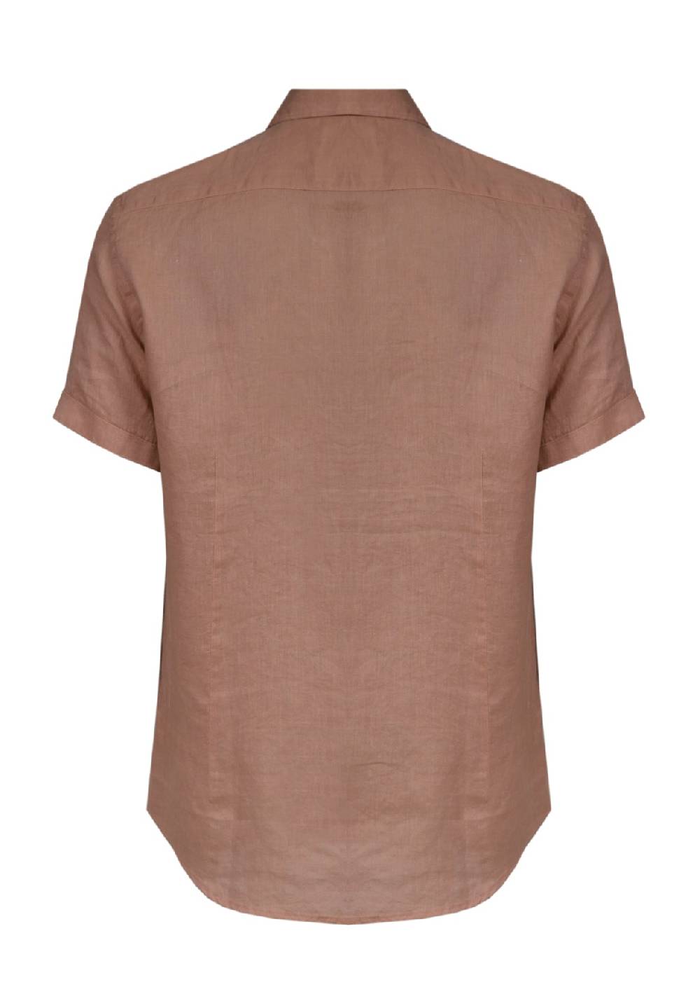 Primo Emporio Camicia Lino Mezza Manica - Tabacco Sottocosto
