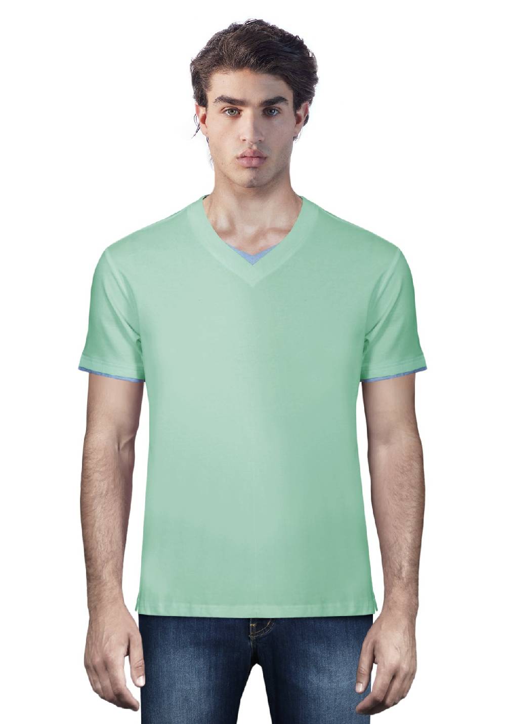 Primo Emporio T-shirt mezza manica con contrasto Vendite Flash