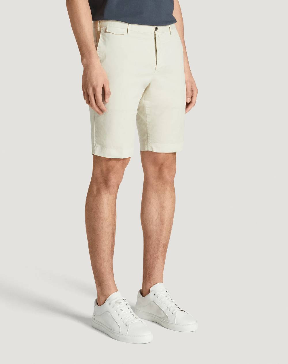 ﻿Pt Torino Bermuda in gabardina stretch Spedizione Gratuita