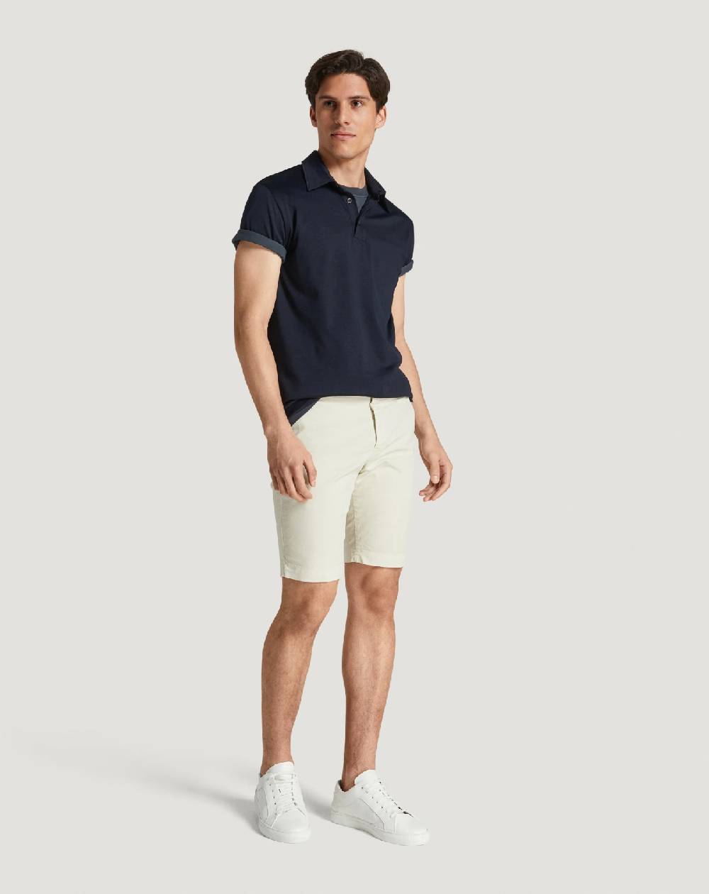 ﻿Pt Torino Bermuda in gabardina stretch Spedizione Gratuita