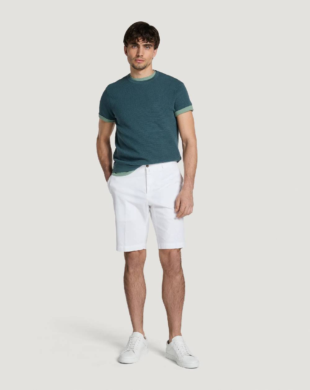 Pt Torino Bermuda in gabardina stretch Acquista Ora