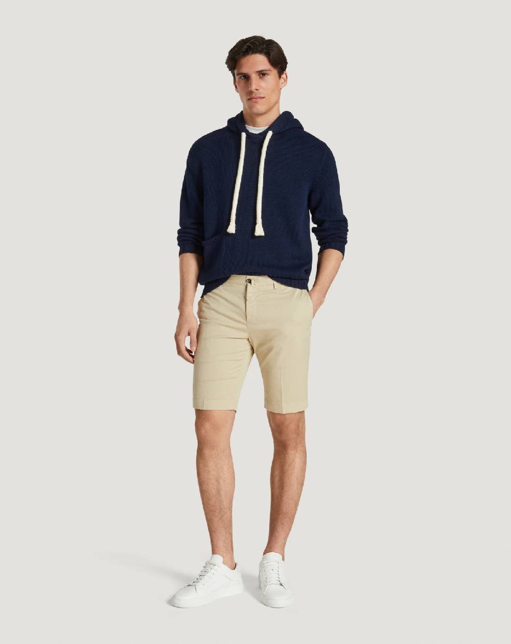 Pt Torino Bermuda in gabardina stretch Presa