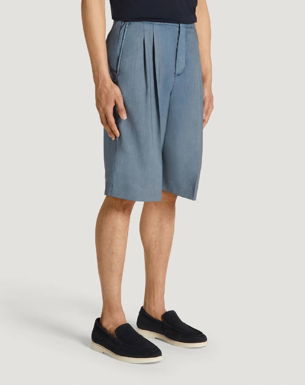 Pt Torino Bermuda in lana comfort Sconto