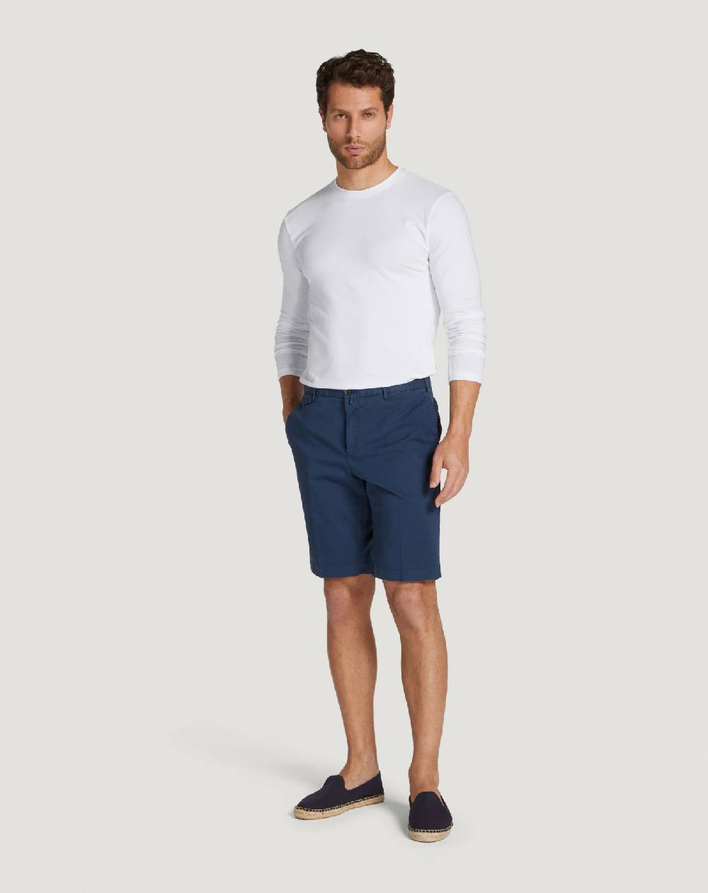 Pt Torino Bermuda in gabardina stretch Offerte