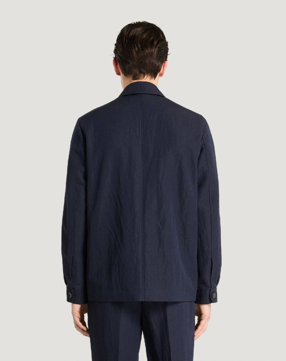 Pt Torino Giacca in flanella crinkle Moda
