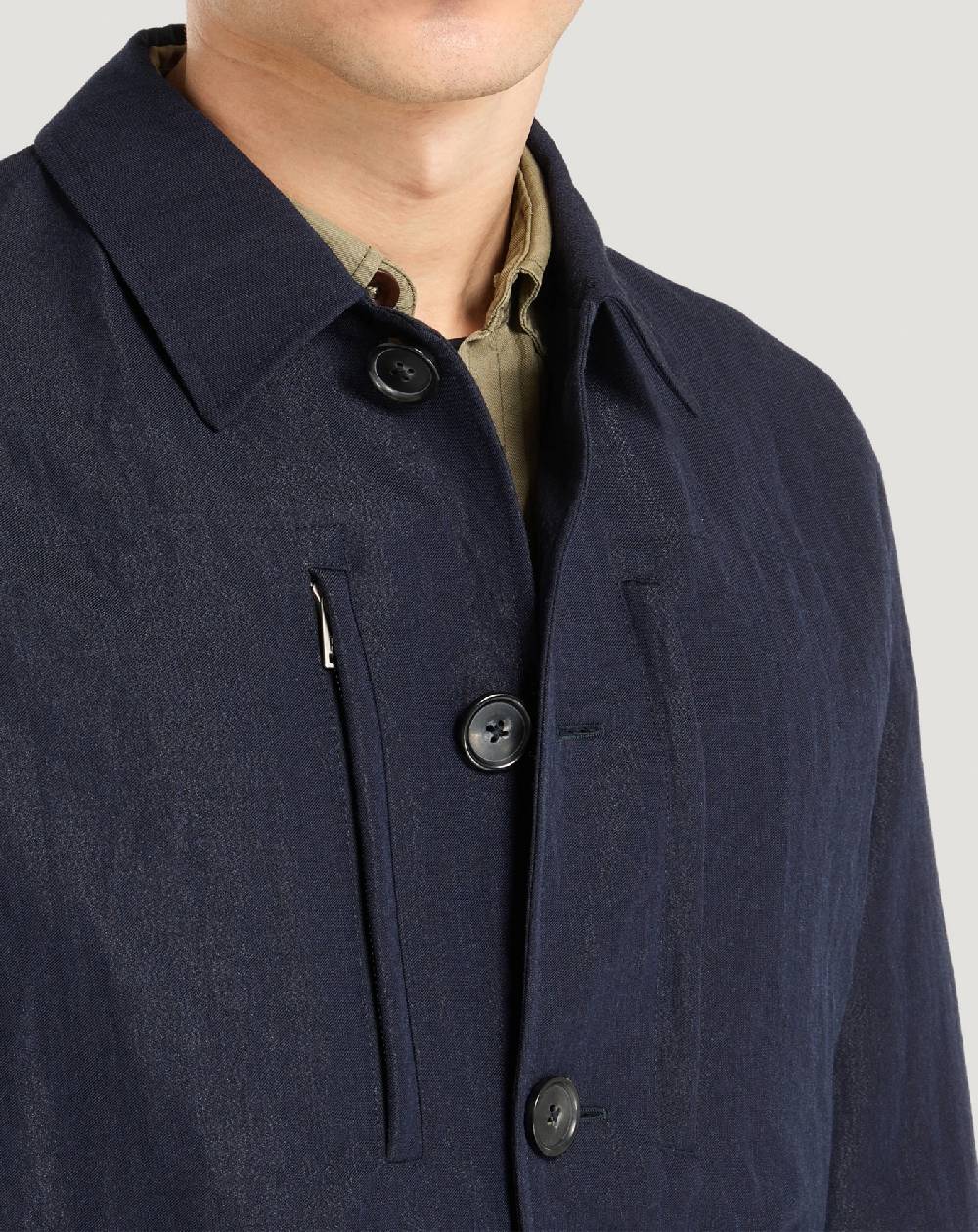 Pt Torino Giacca in flanella crinkle Moda