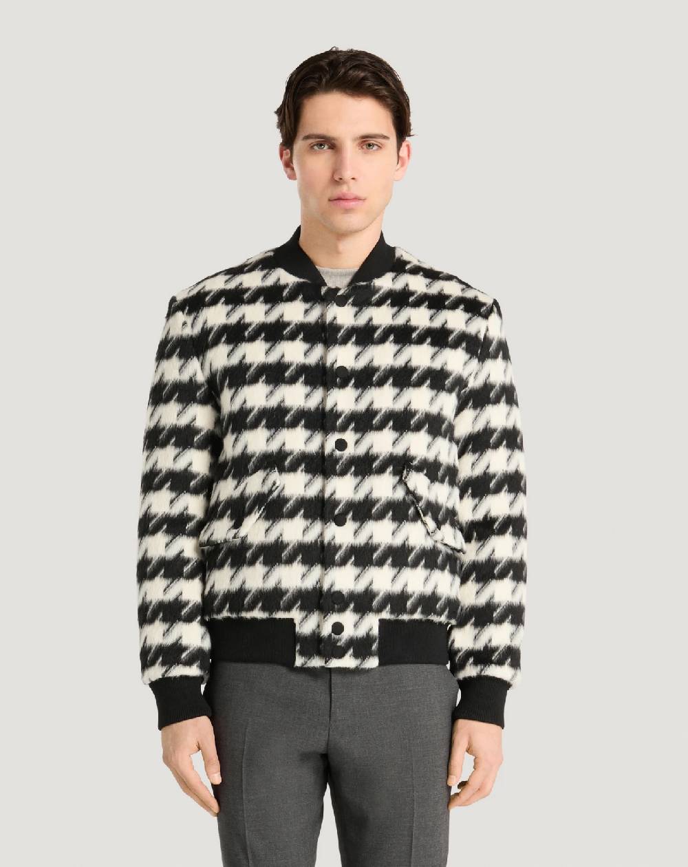Pt Torino Bomber in velour pied-de-poule Sconto di tempo limitato