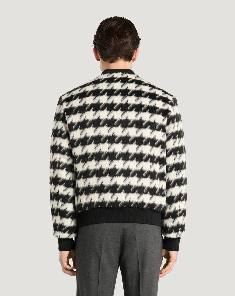 Pt Torino Bomber in velour pied-de-poule Sconto di tempo limitato