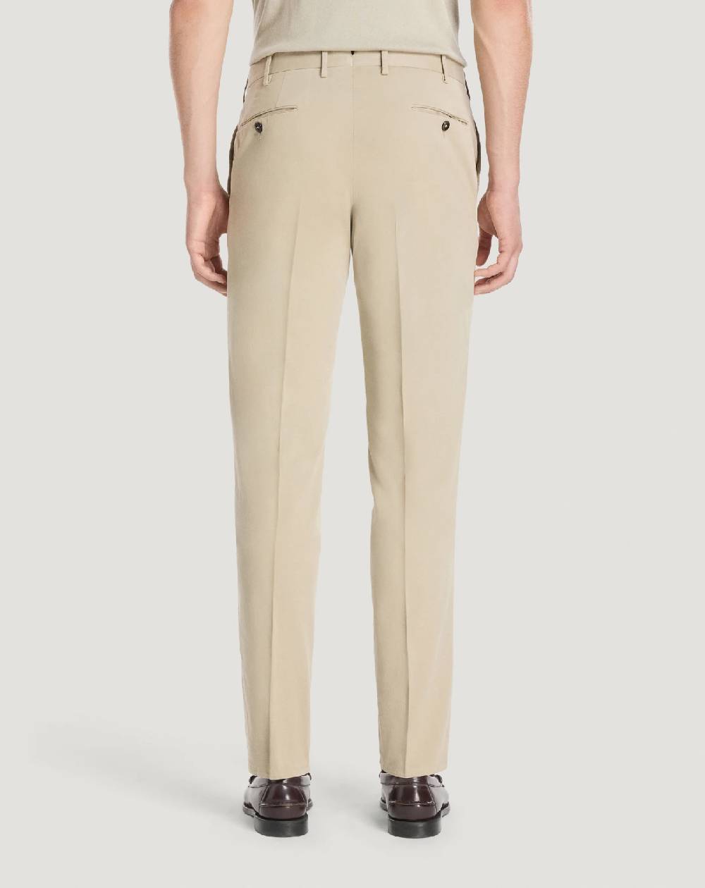 Pt Torino Pantaloni Slim in cotone batavia Grande vendita