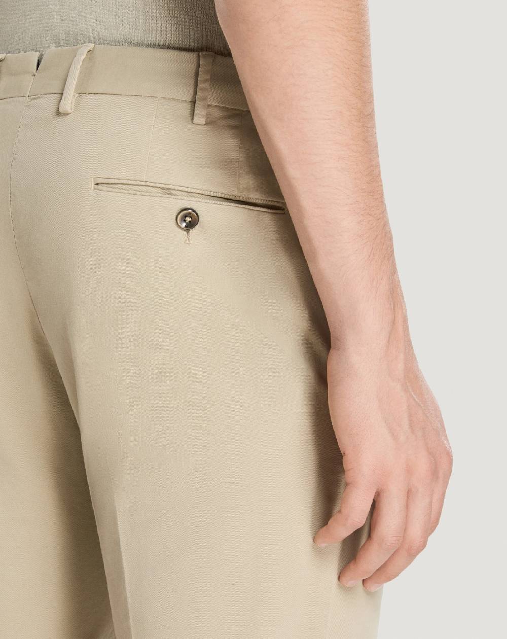 Pt Torino Pantaloni Slim in cotone batavia Grande vendita