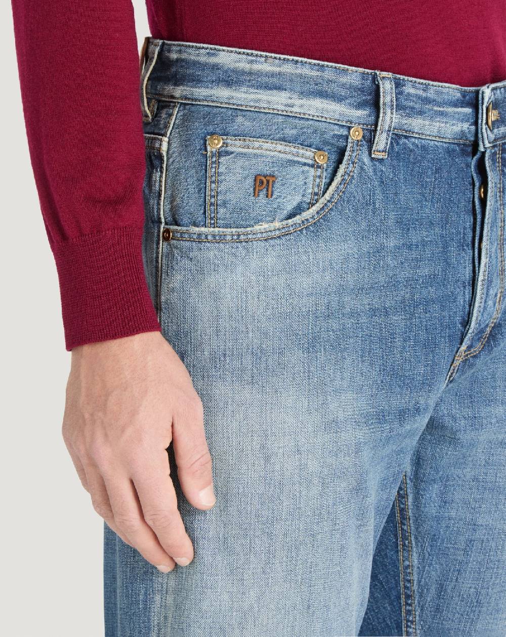 Pt Torino Jeans Reggae in denim di cotone Flash Sale
