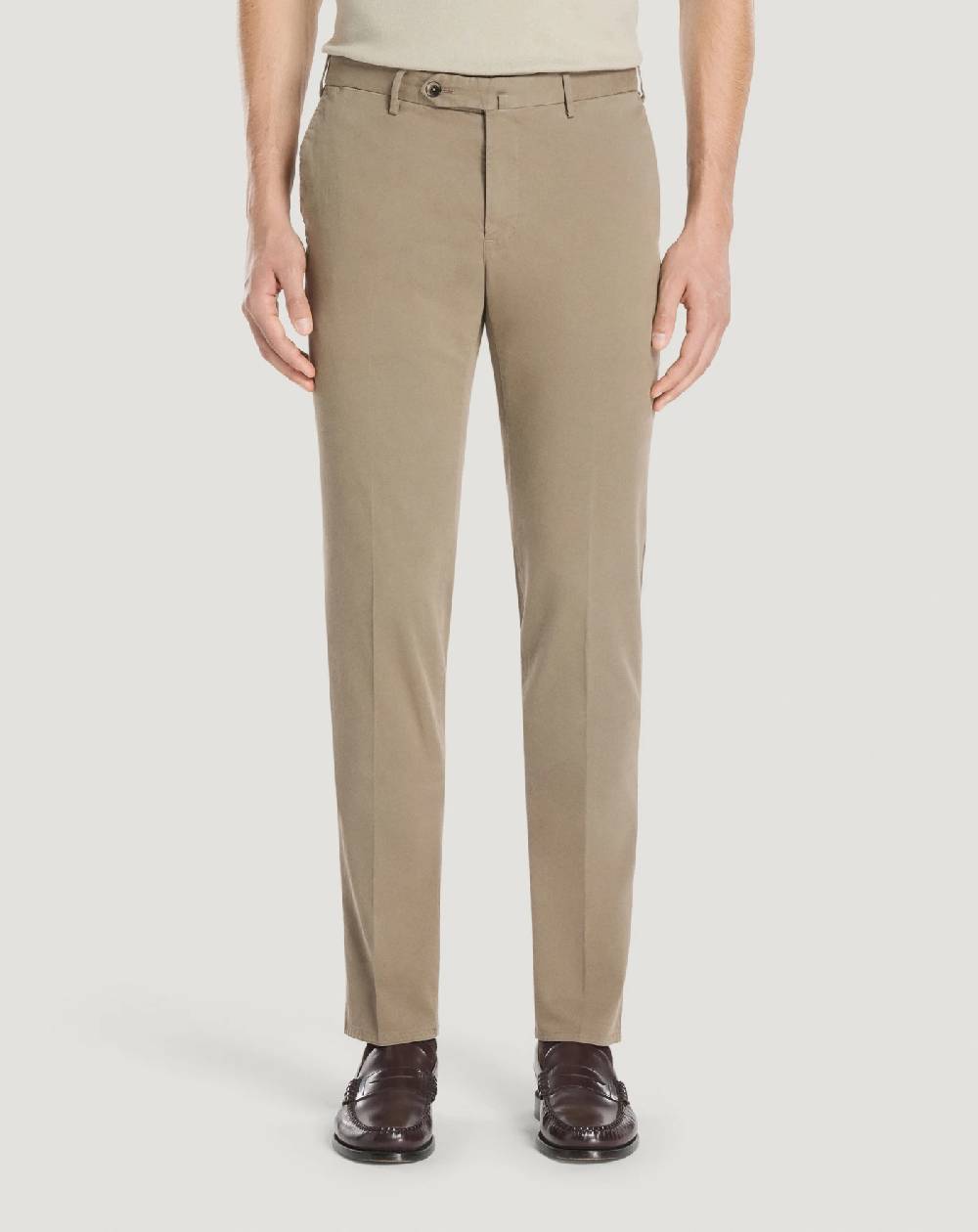 Pt Torino Pantaloni Slim in cotone batavia Shopping online
