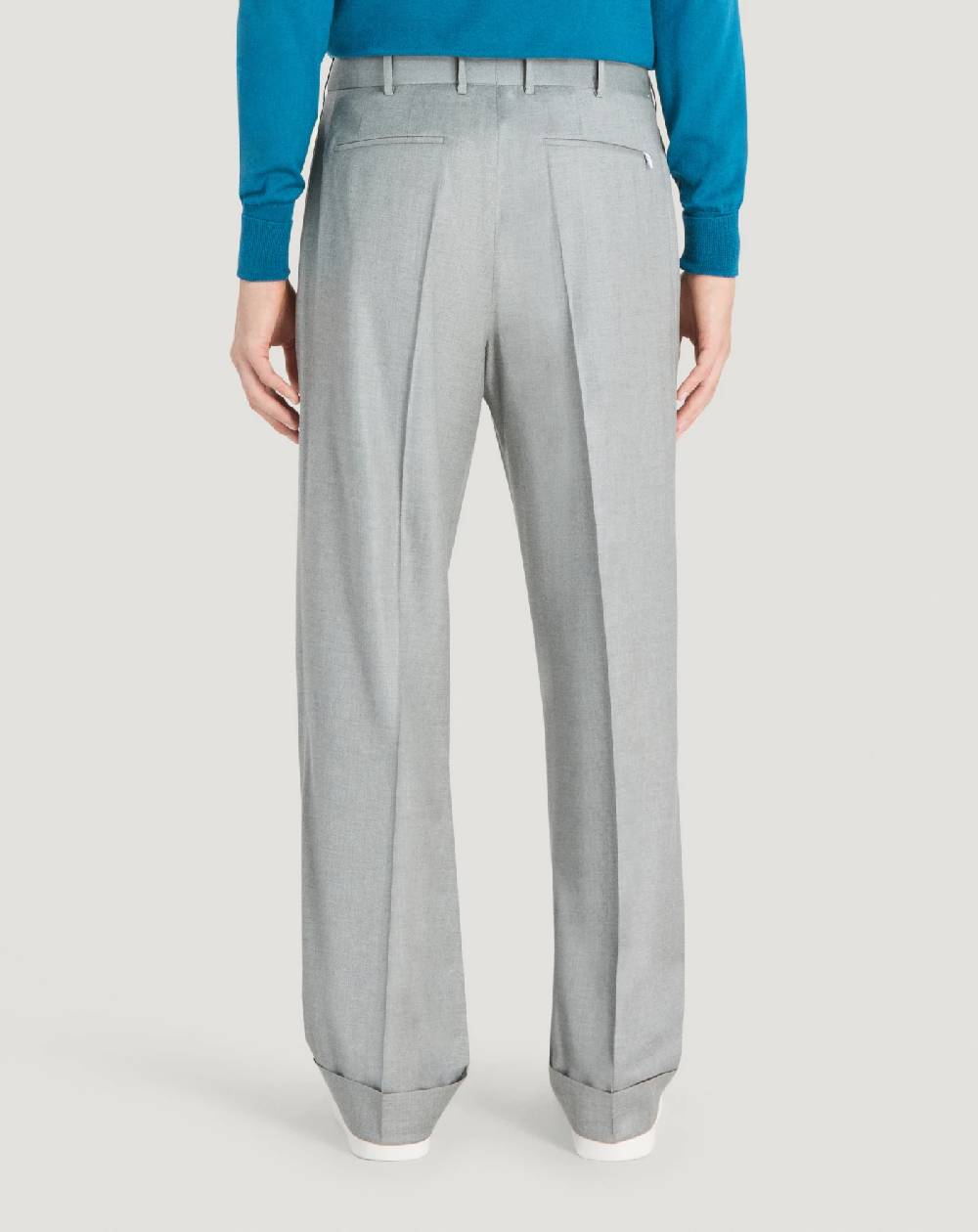 Pt Torino Pantaloni Quindici in twill di lana fluida Offerta esclusiva