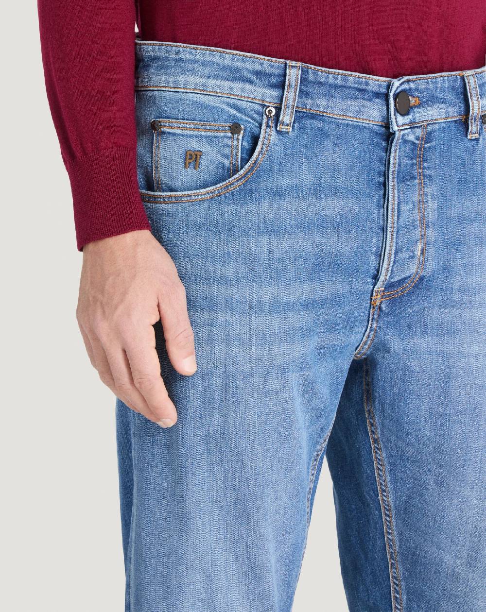 Pt Torino Jeans Reggae in denim stretch superfine Cyber Monday