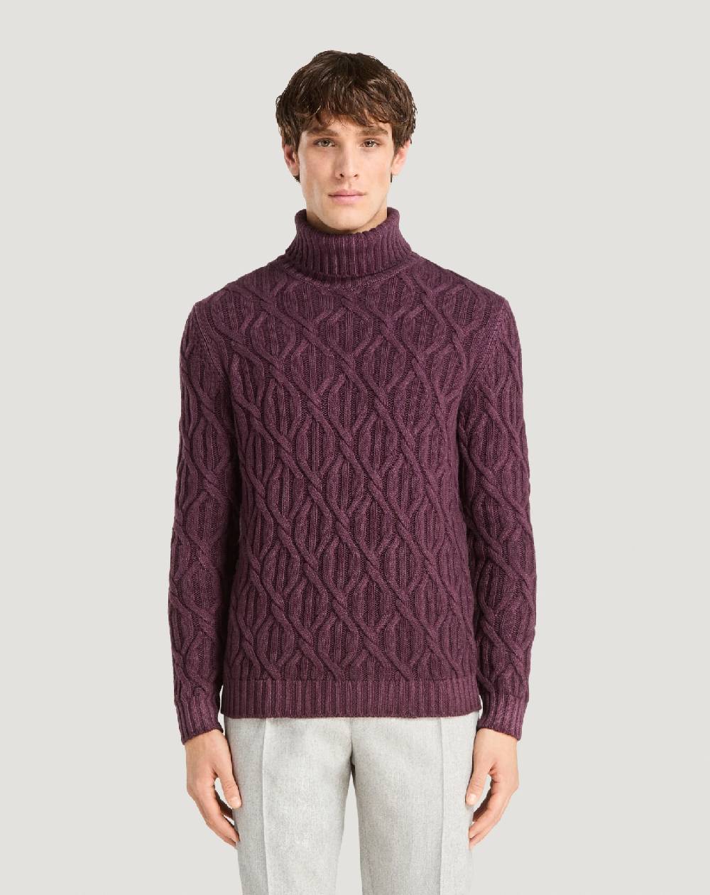 Pt Torino Maglia dolcevita in lana e cachemire Offerta Pasqua