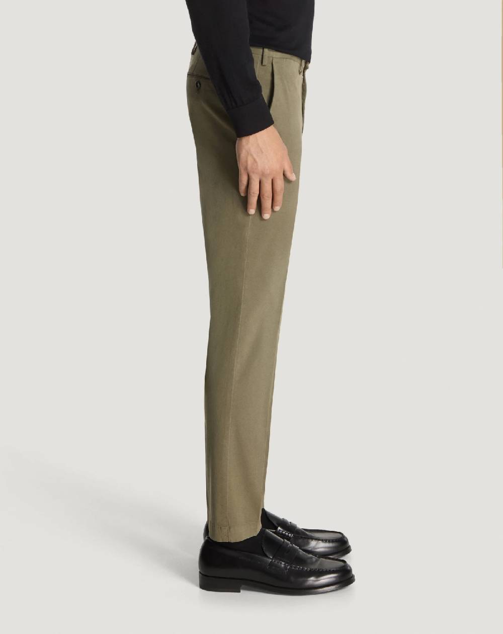 Pt Torino Pantaloni Skinny in cotone batavia Smaltimento dello stoccaggio