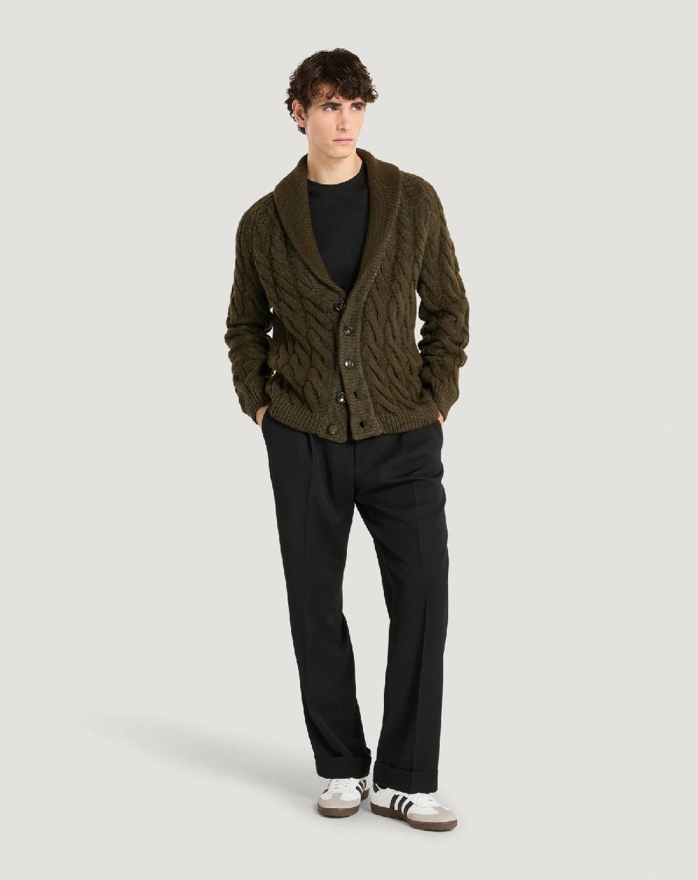 Pt Torino Cardigan in lana e cachemire Vendita calda