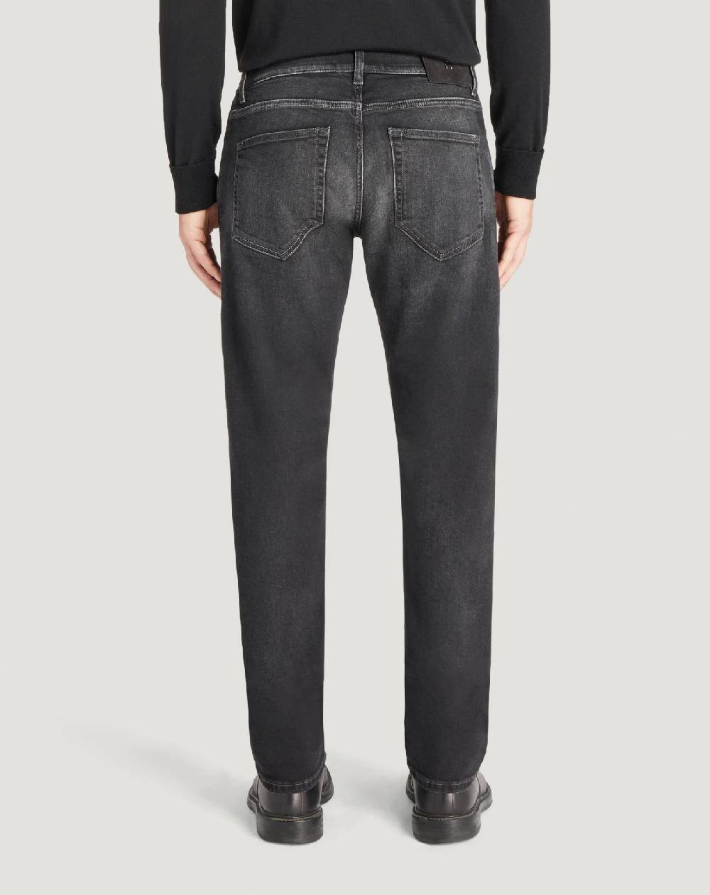 Pt Torino Jeans Breakbeat in black denim double Offerta temporanea
