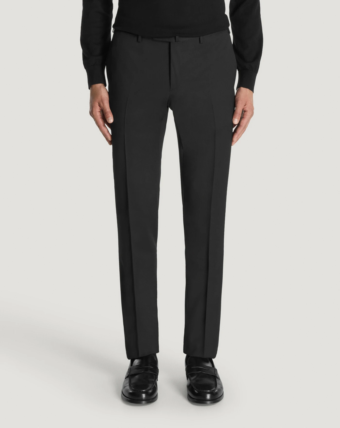 Pt Torino Pantaloni Superslim in tecno lana Grandi sconti