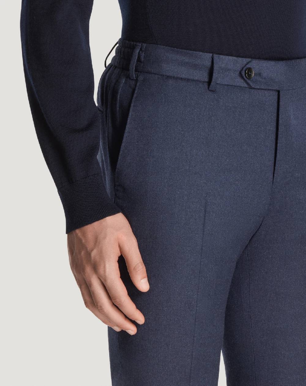 Pt Torino Pantaloni Slim in flanella Bestseller