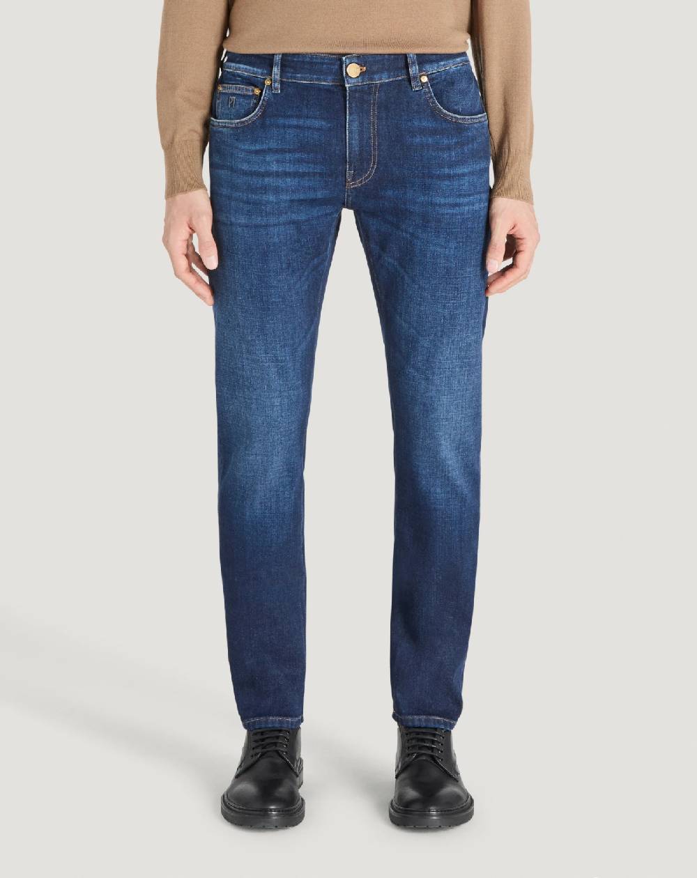 Pt Torino Jeans Swing in denim di cotone stretch Offerte giornaliere