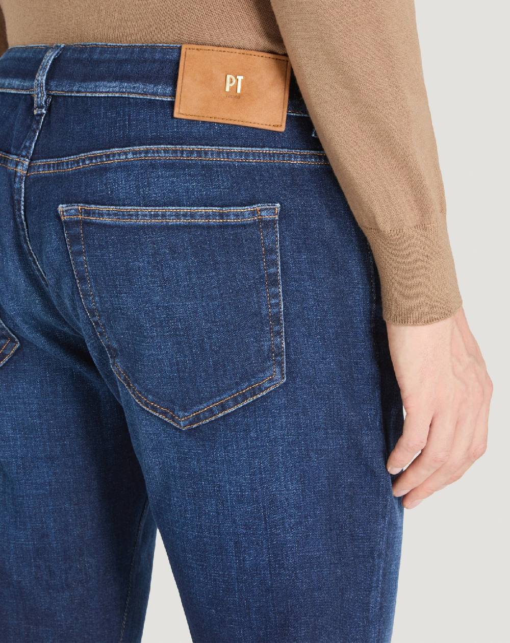 Pt Torino Jeans Swing in denim di cotone stretch Offerte giornaliere