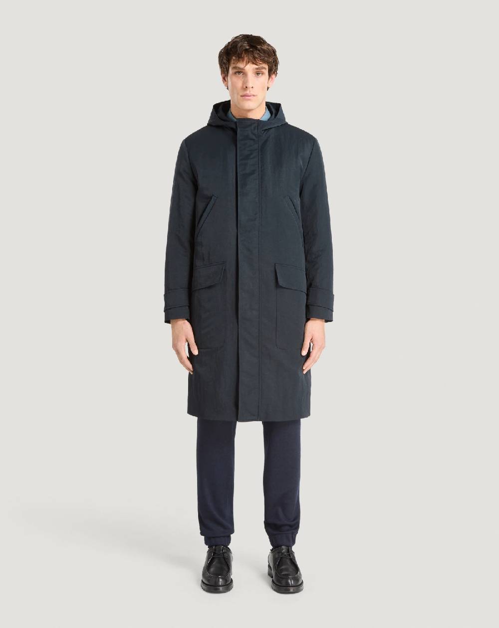 Pt Torino Parka con cappuccio in nylon Offerte speciali
