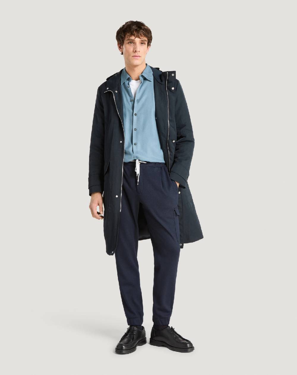 Pt Torino Parka con cappuccio in nylon Offerte speciali