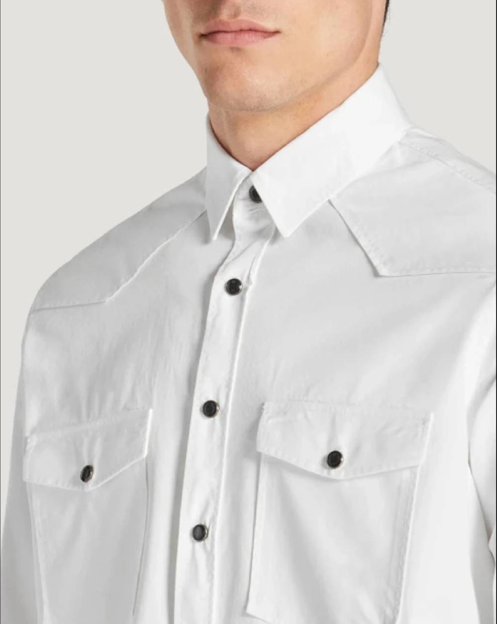 Pt Torino Camicia in gabardina di cotone Offerta settimanale