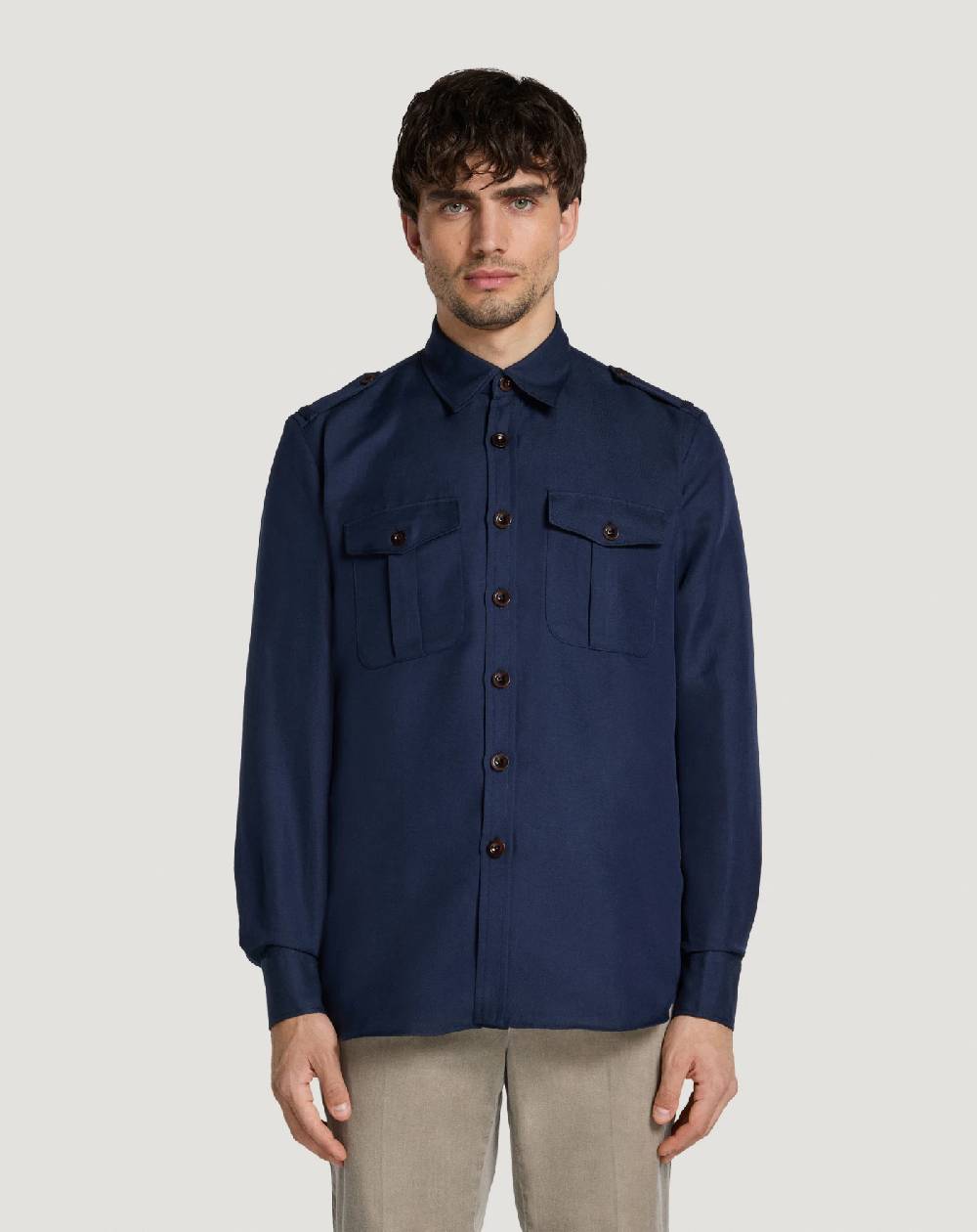 Pt Torino Camicia in twill Latest stili