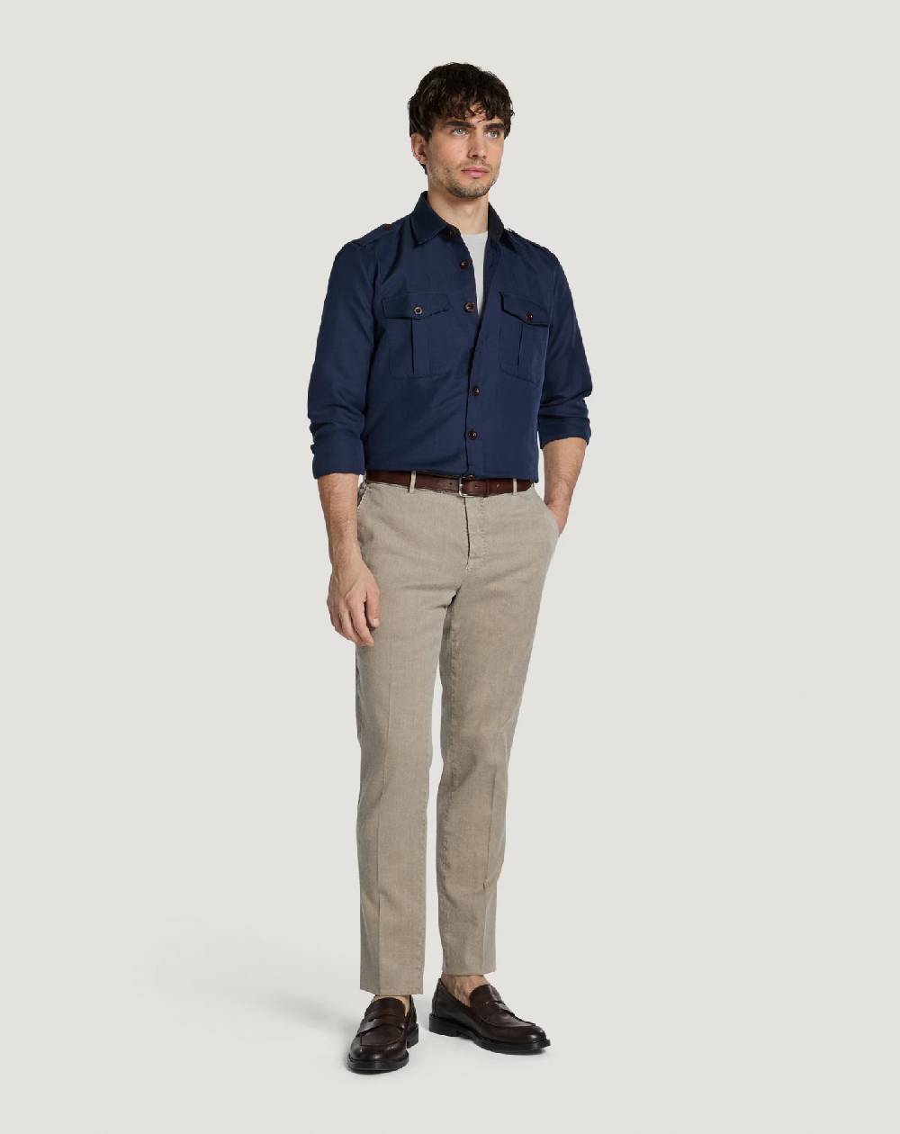Pt Torino Camicia in twill Latest stili