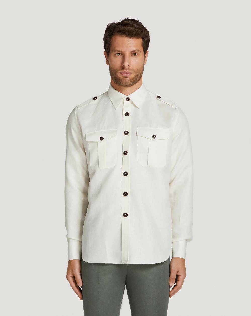 Pt Torino Camicia in twill Ultimi due giorni